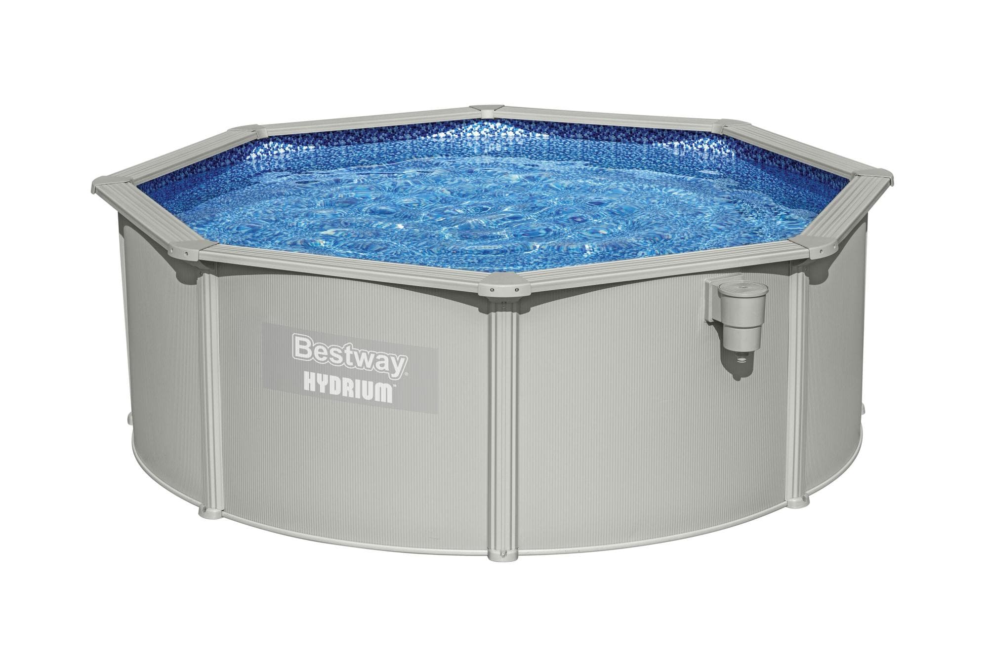 Piscine fuori terra Set piscina Hydrium grigio chiaro da 360x120 cm Bestway 2
