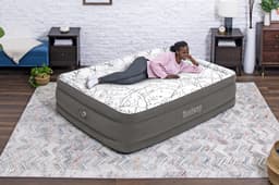Materassi gonfiabili Materasso gonfiabile matrimoniale Cushify Top da 203x152x46 cm Bestway 2