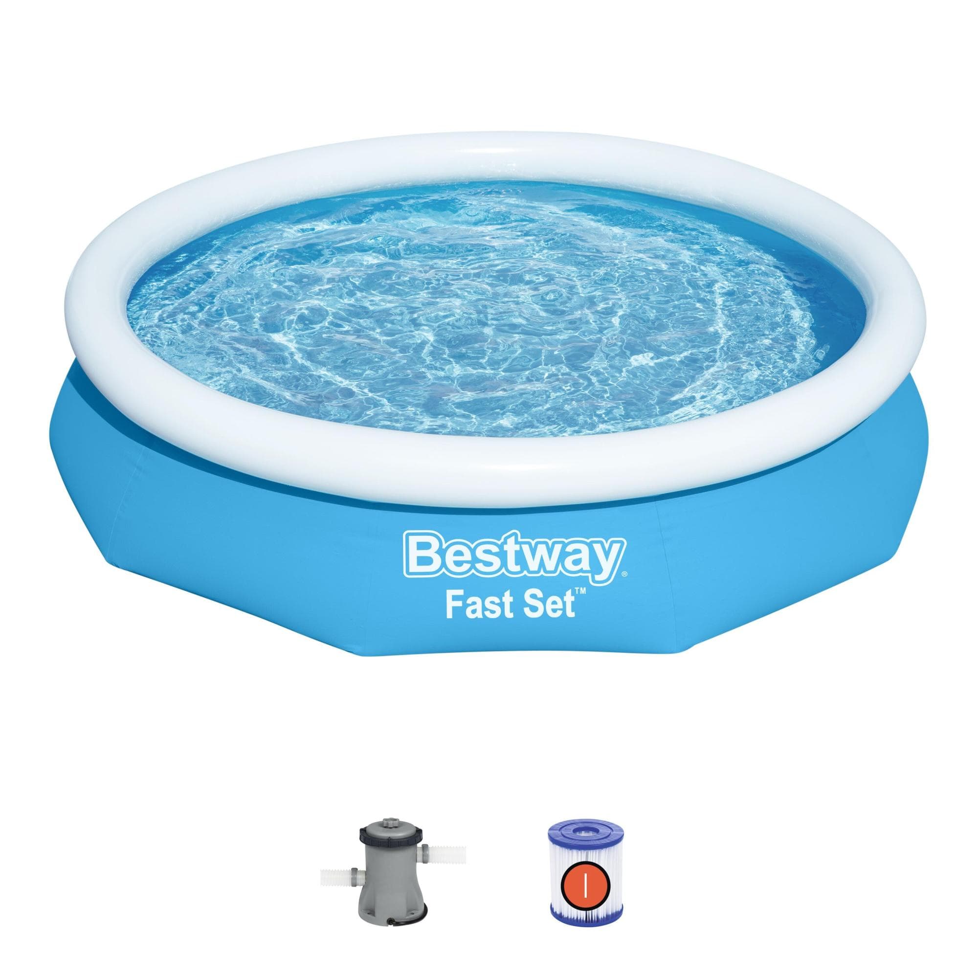 Piscine fuori terra Set piscina gonfiabile Fast Set da 305x66 cm Bestway 1