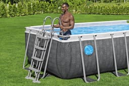 Piscine fuori terra Set piscina da 488x244x132 cm grigio Bestway 7