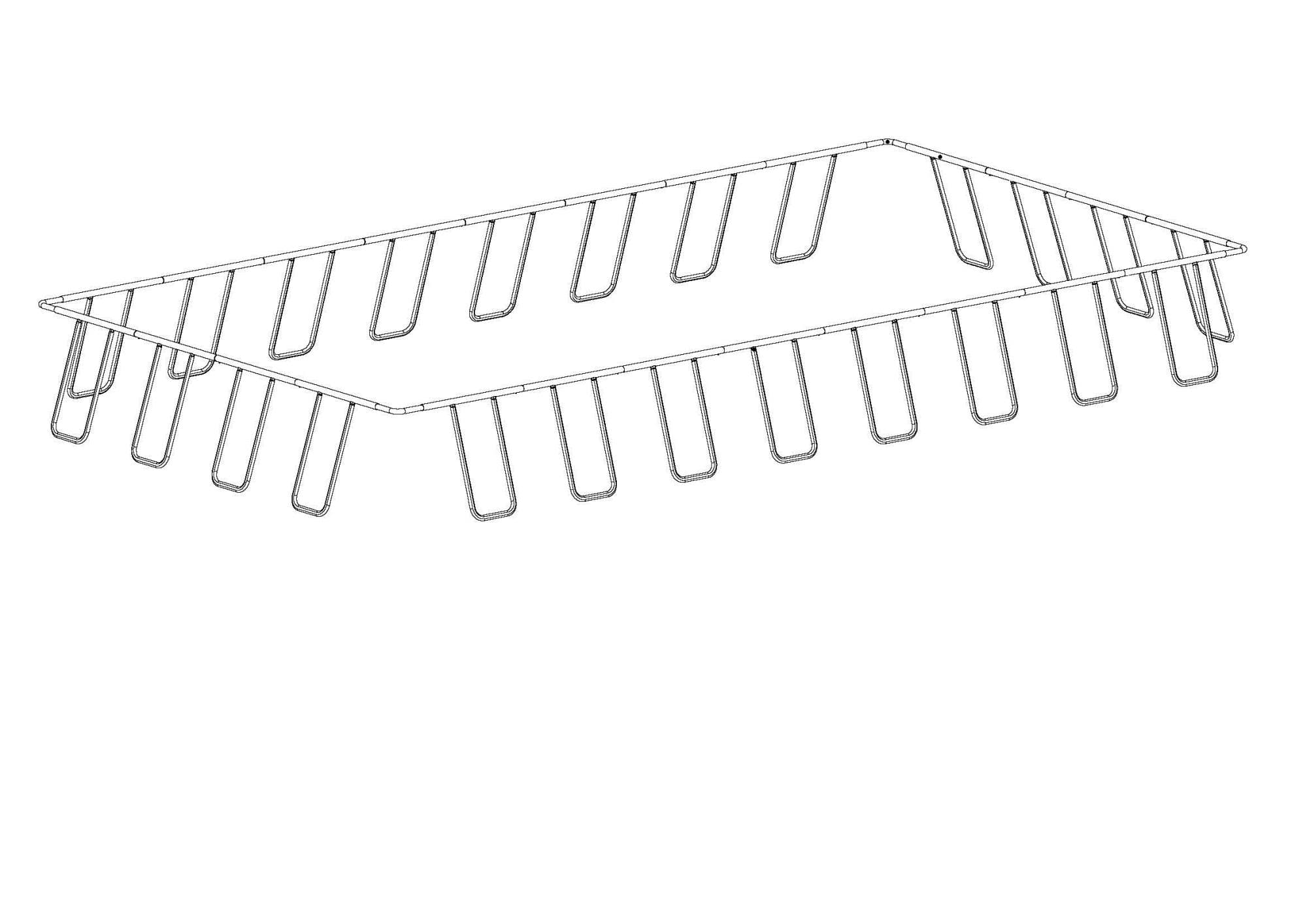31'3" x 16' x 52"/9.56m x 4.88m x 1.32m Rectangular Pool complete Frame(1/2)