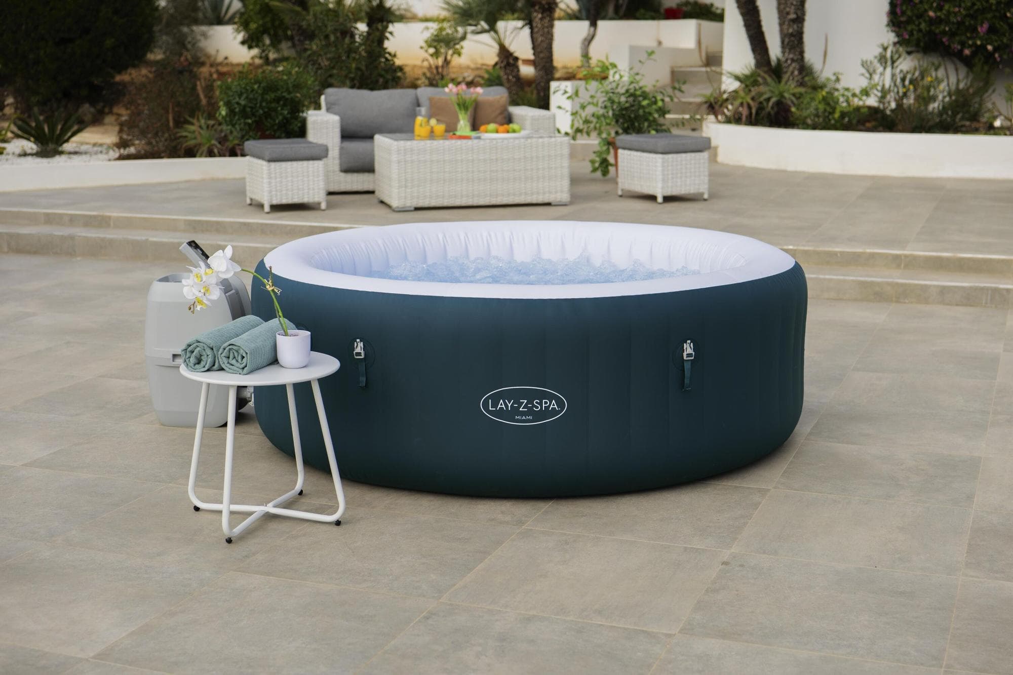 Idromassaggi gonfiabili Lay-Z-Spa Idromassaggio gonfiabile Lay-Z-Spa Miami AirJet 2-4 persone verde Bestway 3