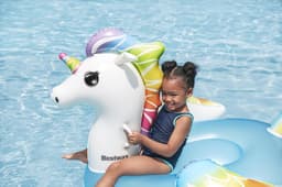 Giochi gonfiabili per bambini Cavalcabile gonfiabile da piscina Fantasy Unicorn Bestway 4