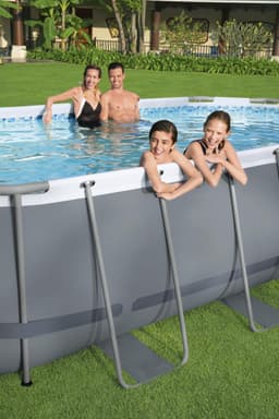 Piscine fuori terra Set piscina grigio da 549x274x122 cm Bestway 8