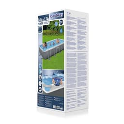 Piscine fuori terra Set piscina da 549x274x122 cm grigio scuro Bestway 7