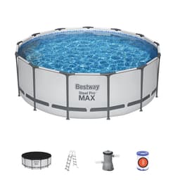 Piscine fuori terra Set piscina da 396x122 cm grigio chiaro Bestway 1
