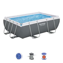 Piscine fuori terra Set piscina da 282x196x84 cm grigio scuro Bestway 1