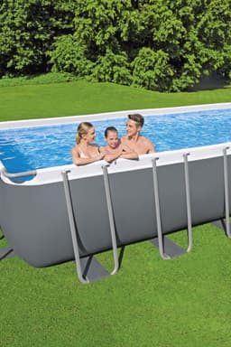 Piscine fuori terra Piscina solo struttura grigio scuro - 956x488x132 cm Bestway 6