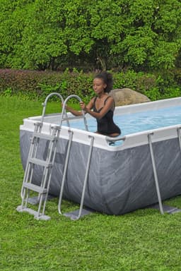 Piscine fuori terra Set piscina da 404x201x100 cm effetto marmo Bestway 8