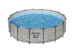 Piscine fuori terra Piscina solo struttura - 488x122 cm effetto pietra Bestway 1
