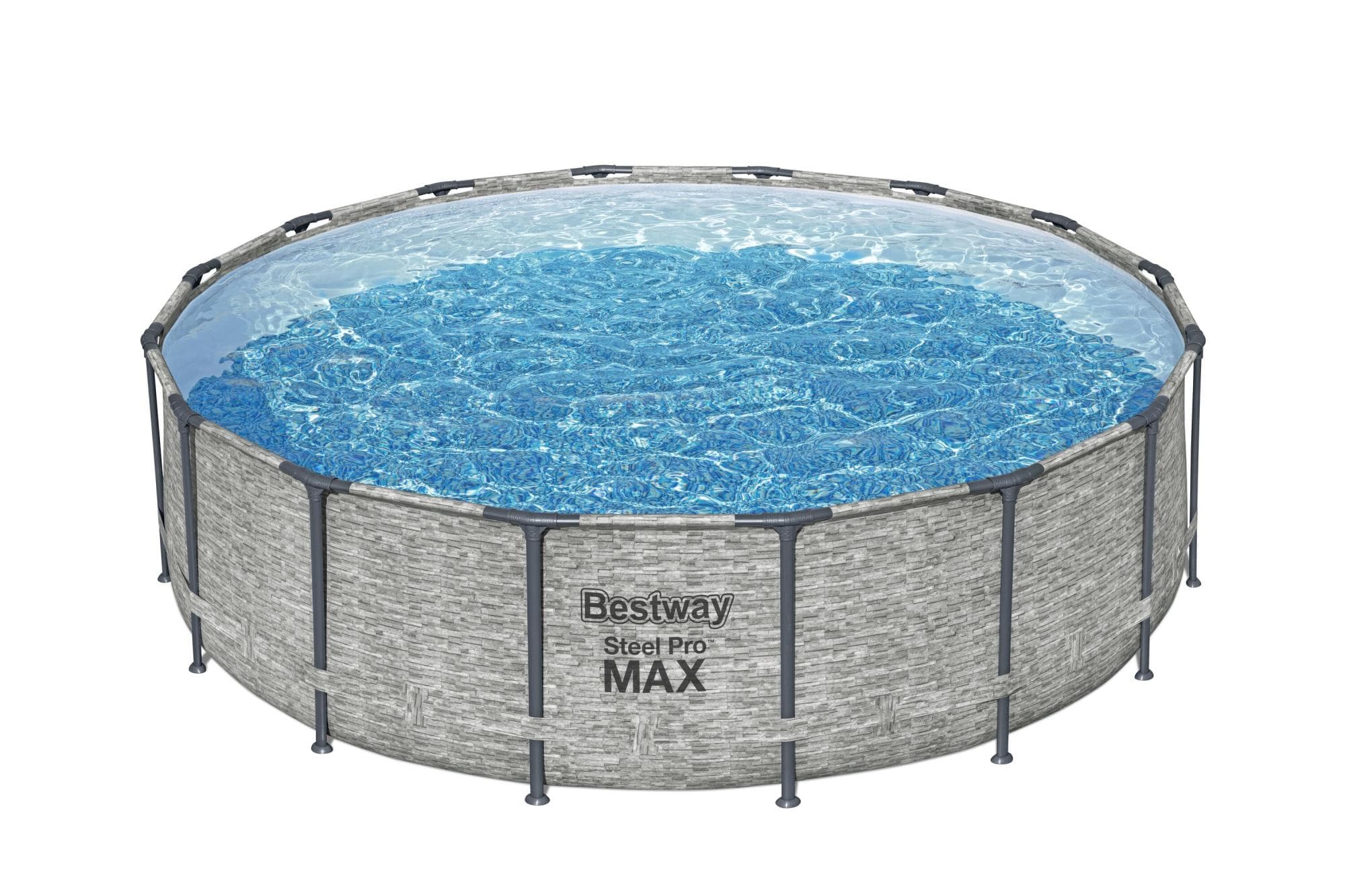 Piscine fuori terra Piscina solo struttura - 488x122 cm effetto pietra Bestway 1