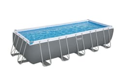 Piscine fuori terra Piscina solo struttura grigio scuro 640x274x132 cm Bestway 1