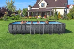 Piscine fuori terra Piscina solo struttura e liner APX 365 da 732x366x132 cm Bestway 2