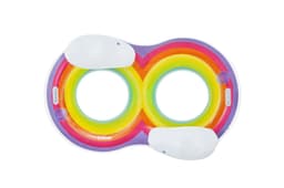 Gonfiabili mare per adulti Ciambella gonfiabile a due posti Rainbow Dreams Bestway 1