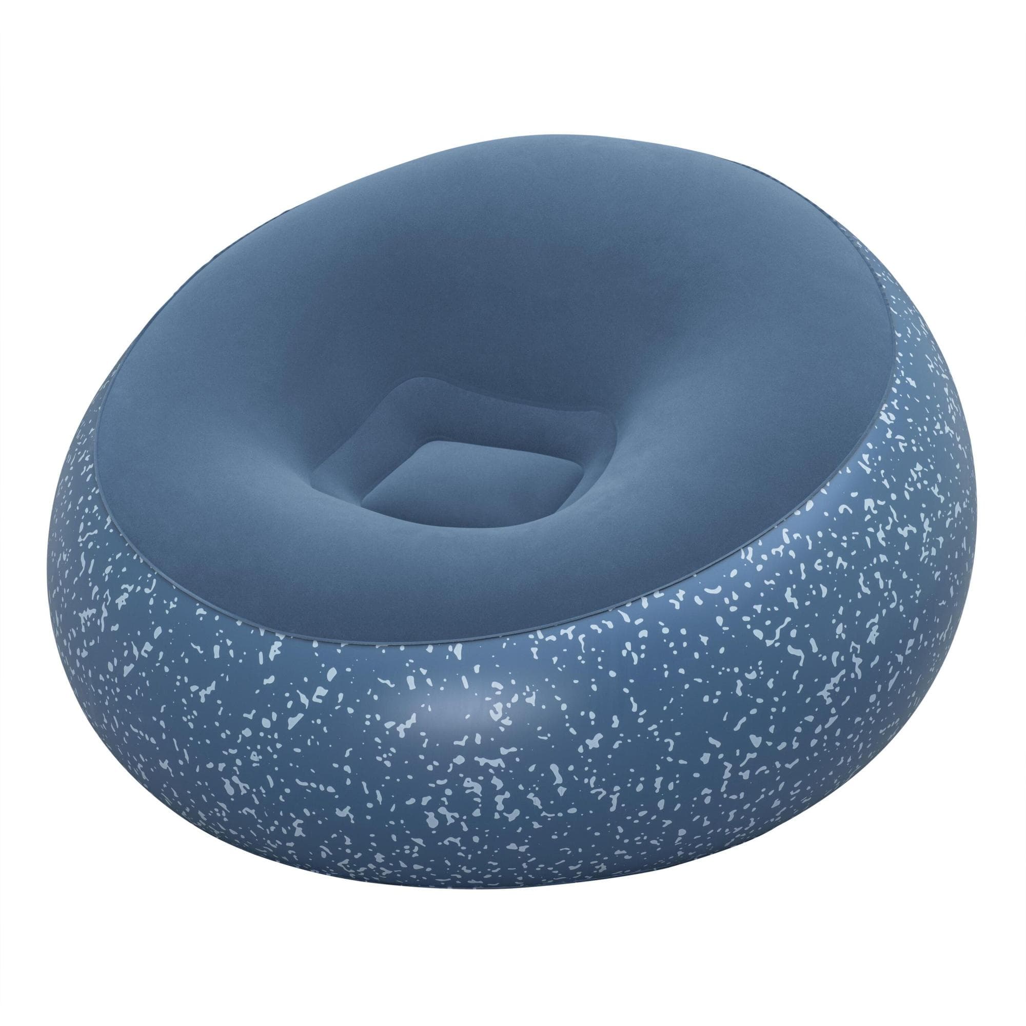 Materassi gonfiabili Poltrona pouf gonfiabile blu petrolio Bestway 1