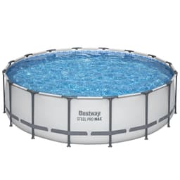 Piscine fuori terra Piscina solo struttura grigio chiaro - 488x122 cm Bestway 1