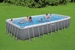 Piscine fuori terra Piscina solo struttura grigio scuro - 732x366x132 cm Bestway 2