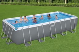 Piscine fuori terra Piscina solo struttura - 640x274x132 cm grigio scuro Bestway 2
