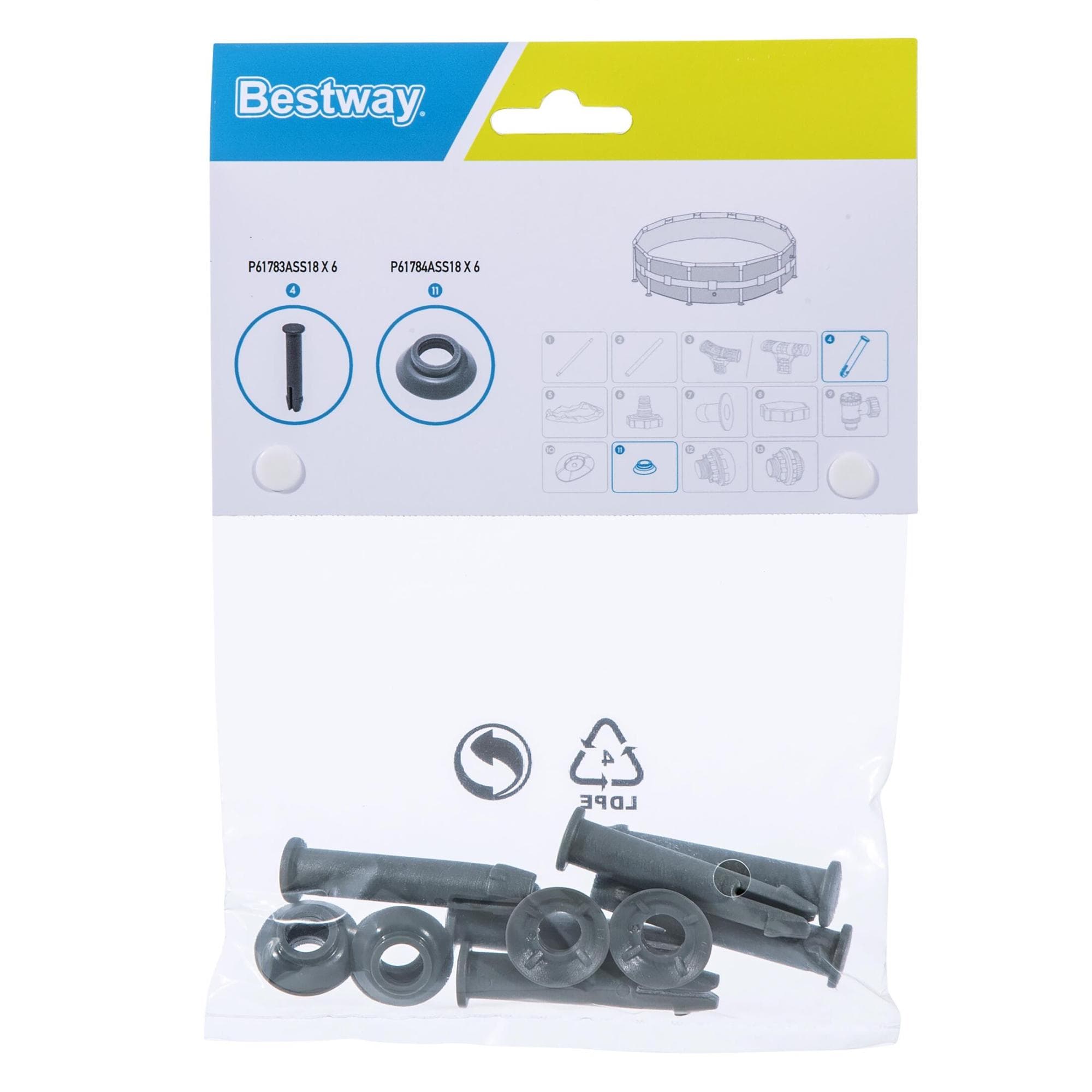 Ricambi Piscine e Spa Kit perni e guarnizioni per piscine Steel Pro Max Bestway 1
