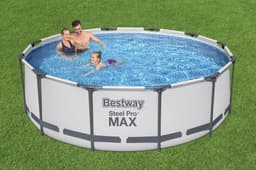 Piscine fuori terra Piscina solo struttura - 366x100 cm grigio chiaro Bestway 2