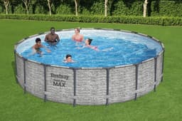 Piscine fuori terra Set piscina da 549x122 cm effetto pietra Bestway 3
