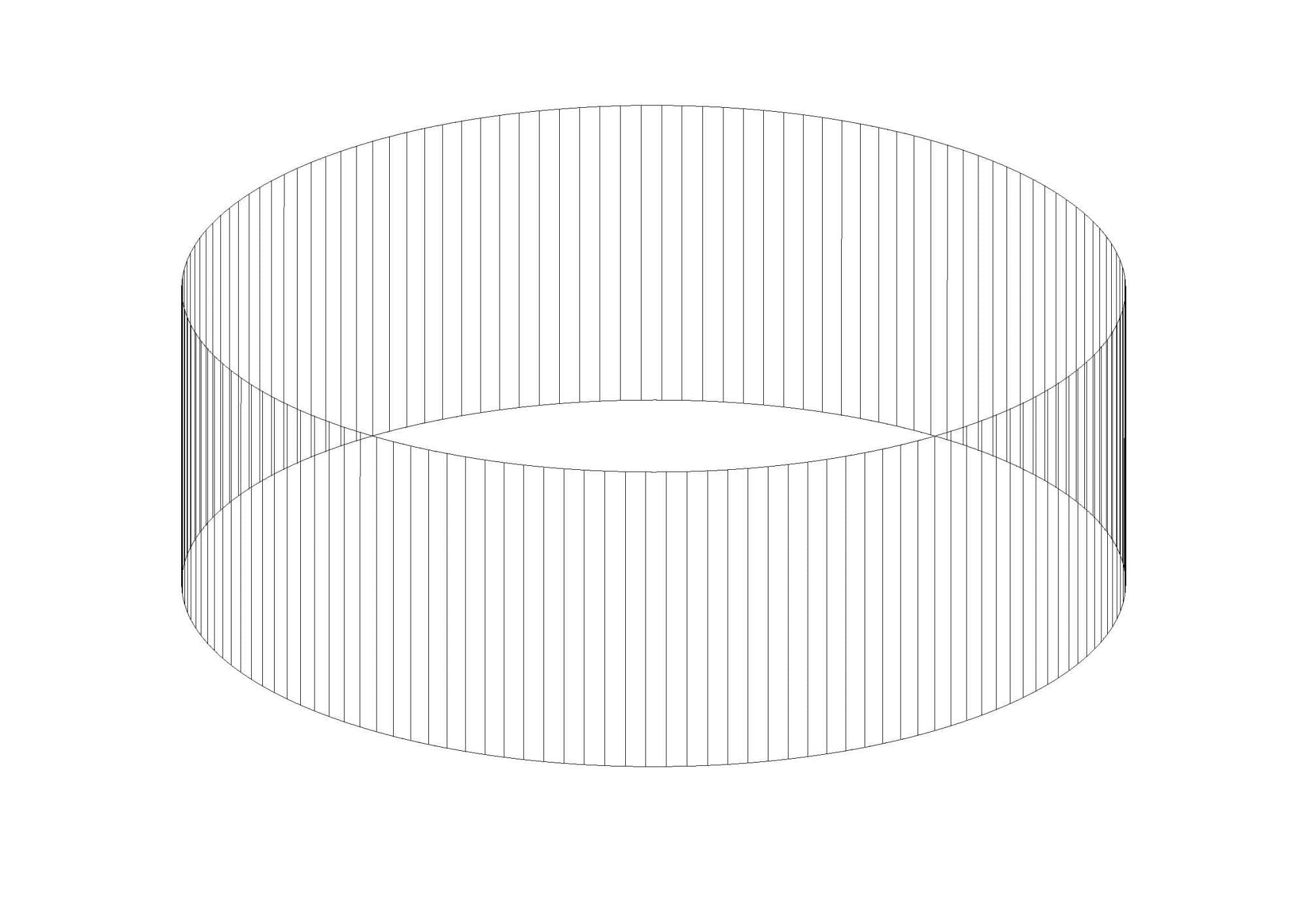 Steel Wall for 16' x 52"/4.90m x 1.30m Hydrium Pool