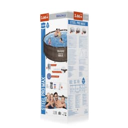 Piscine fuori terra Set piscina da 366x100 cm effetto rattan Bestway 6