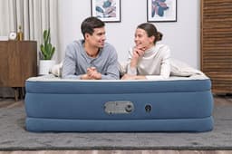 Materassi gonfiabili Materasso gonfiabile matrimoniale AlwayzAire da 203x152x46 cm blu Bestway 2