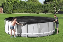 Coperture e Tappetini Copertura per piscina rotonda da 488 e 457 cm Bestway 5