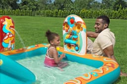 Giochi gonfiabili per bambini Playcenter gonfiabile Retro Groove per bambini Bestway 5