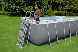 Piscine fuori terra Set piscina da 412x201x122 cm grigio scuro Bestway 6