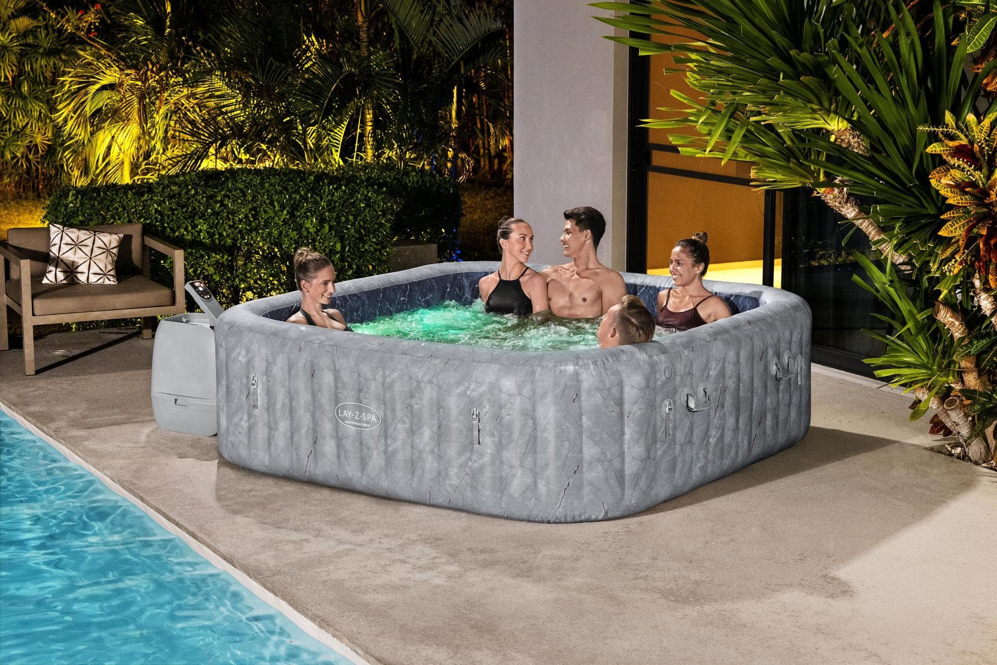 Idromassaggi gonfiabili Lay-Z-Spa Idromassaggio gonfiabile Lay-Z-Spa San Francisco HydroJet 5-7 persone Bestway 4
