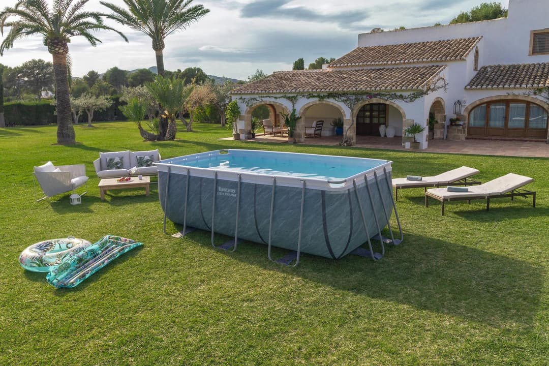 Piscine fuori terra Piscina solo struttura - 412x201x122 cm effetto marmo Bestway 4