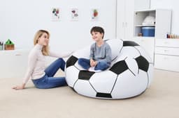 Giochi gonfiabili per bambini Poltrona pouf gonfiabile pallone da calcio Bestway 8