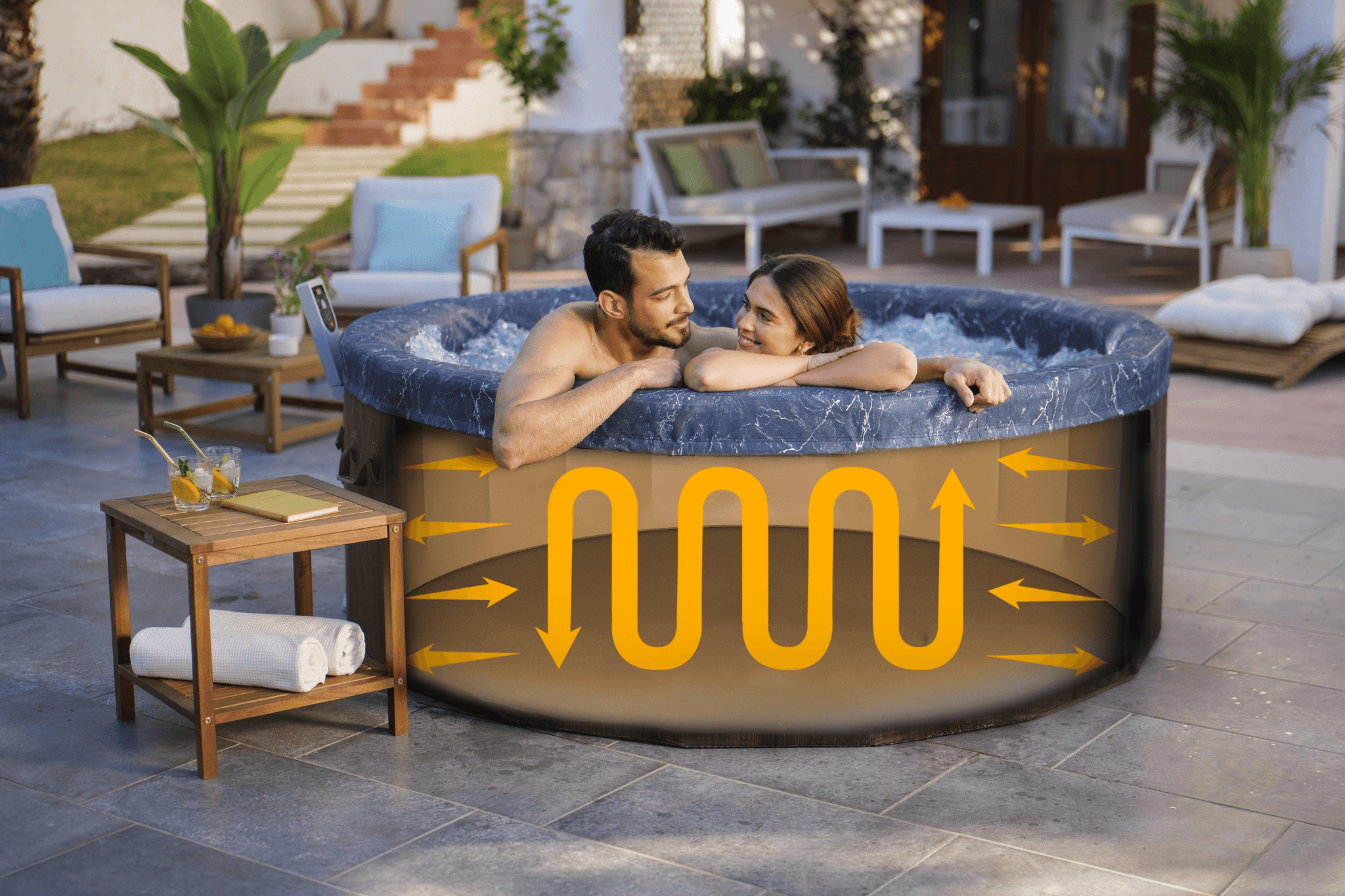 Idromassaggi gonfiabili Lay-Z-Spa Idromassaggio semirigido Lay-Z-Spa Toronto AirJet 5-7 persone Bestway 6