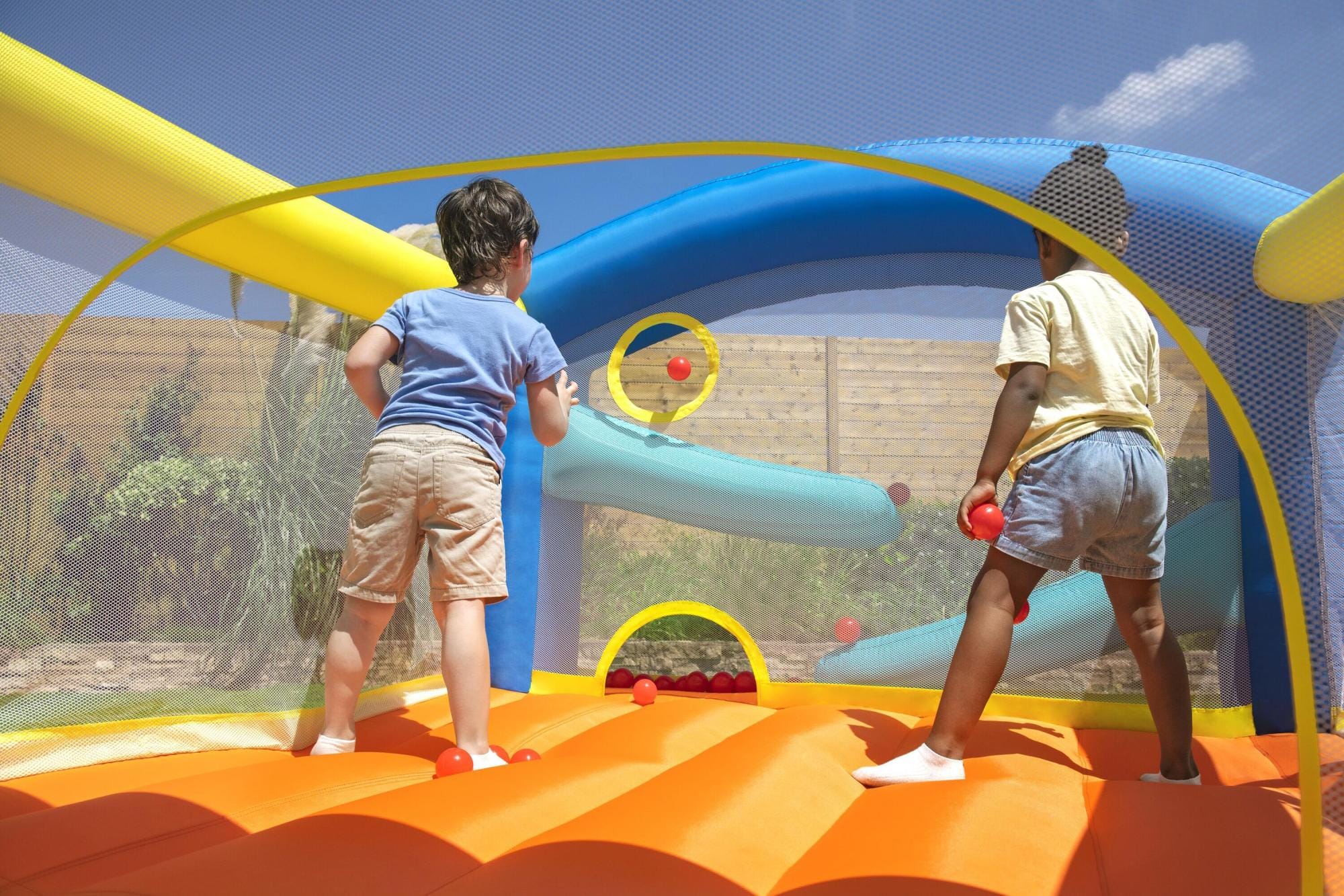 Giochi gonfiabili per bambini Castello gonfiabile Leap & Play Bestway 4