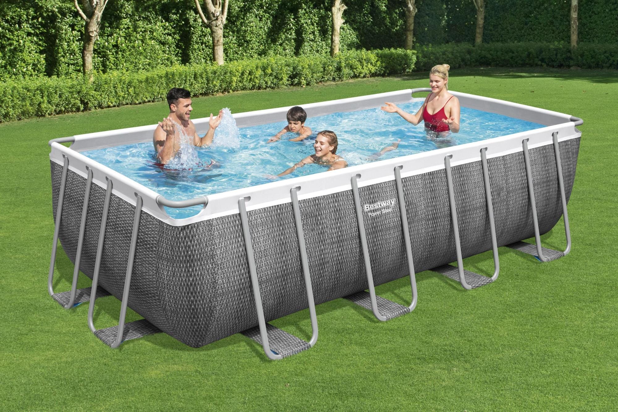 Piscine fuori terra Piscina base struttura e liner Power Steel da 488x244x122 cm Bestway 2