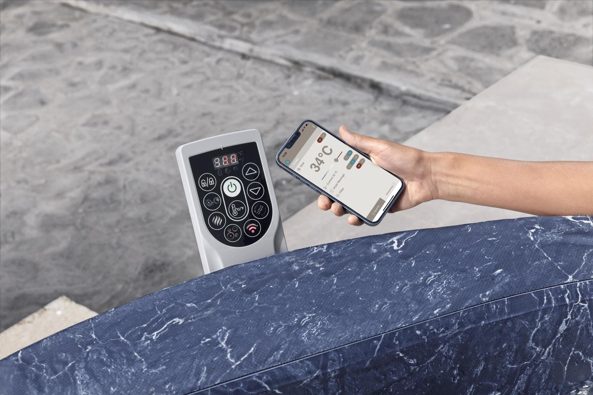 Idromassaggi gonfiabili Lay-Z-Spa Idromassaggio semirigido Lay-Z-Spa Toronto AirJet 5-7 persone Bestway 12