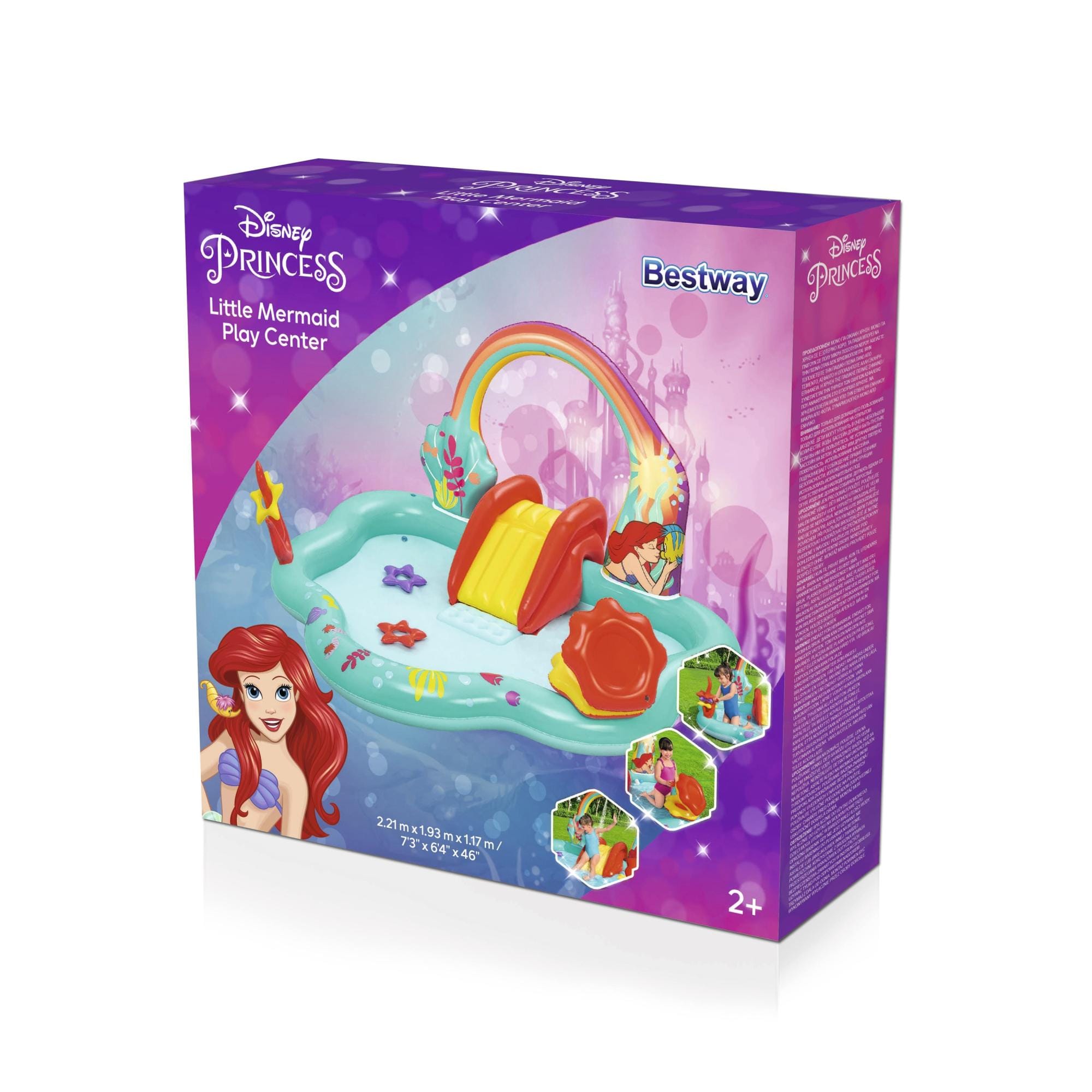 Giochi gonfiabili per bambini Playcenter gonfiabile La Sirenetta Disney Bestway 11