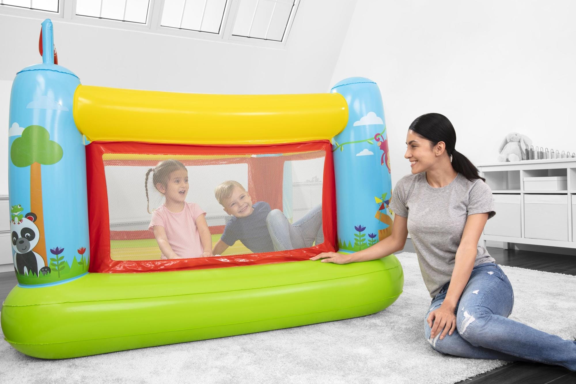 Giochi gonfiabili per bambini Castello gonfiabile Bouncetastic Fisher-Price Bestway 19
