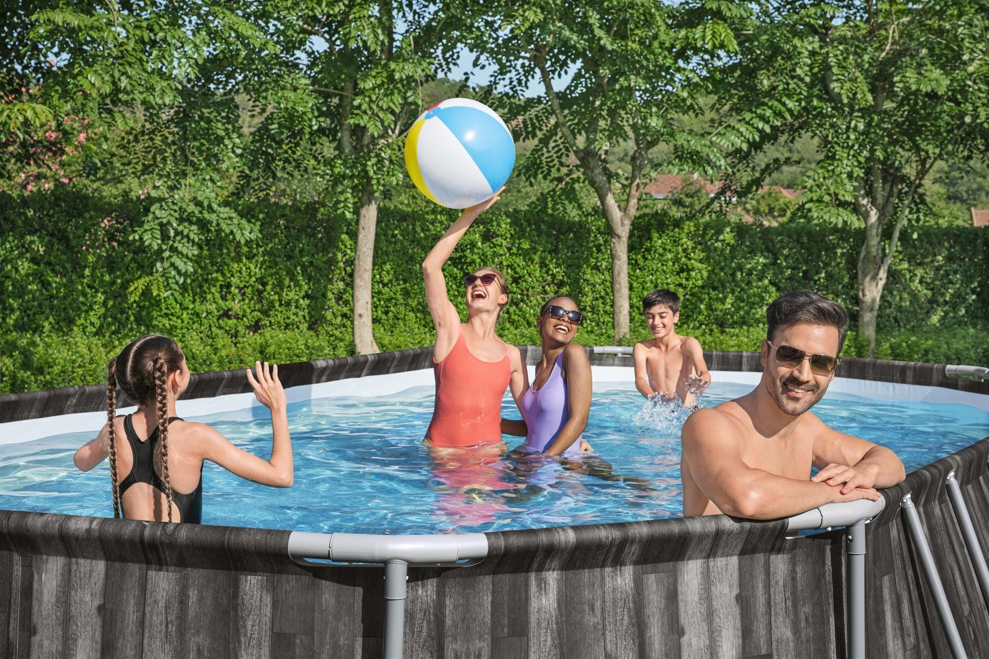 Piscine fuori terra Set piscina fuori terra Steel Pro Max da 610x366x122 cm Bestway 3