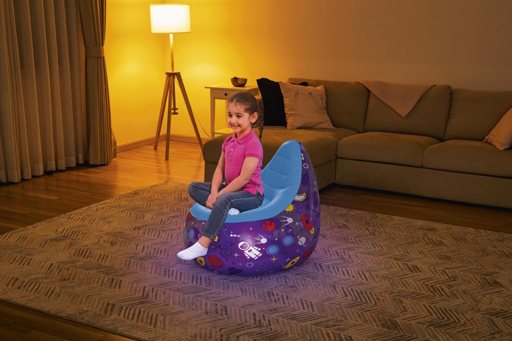 Giochi gonfiabili per bambini Poltroncina per bambini con LED Astro Glow Bestway 3
