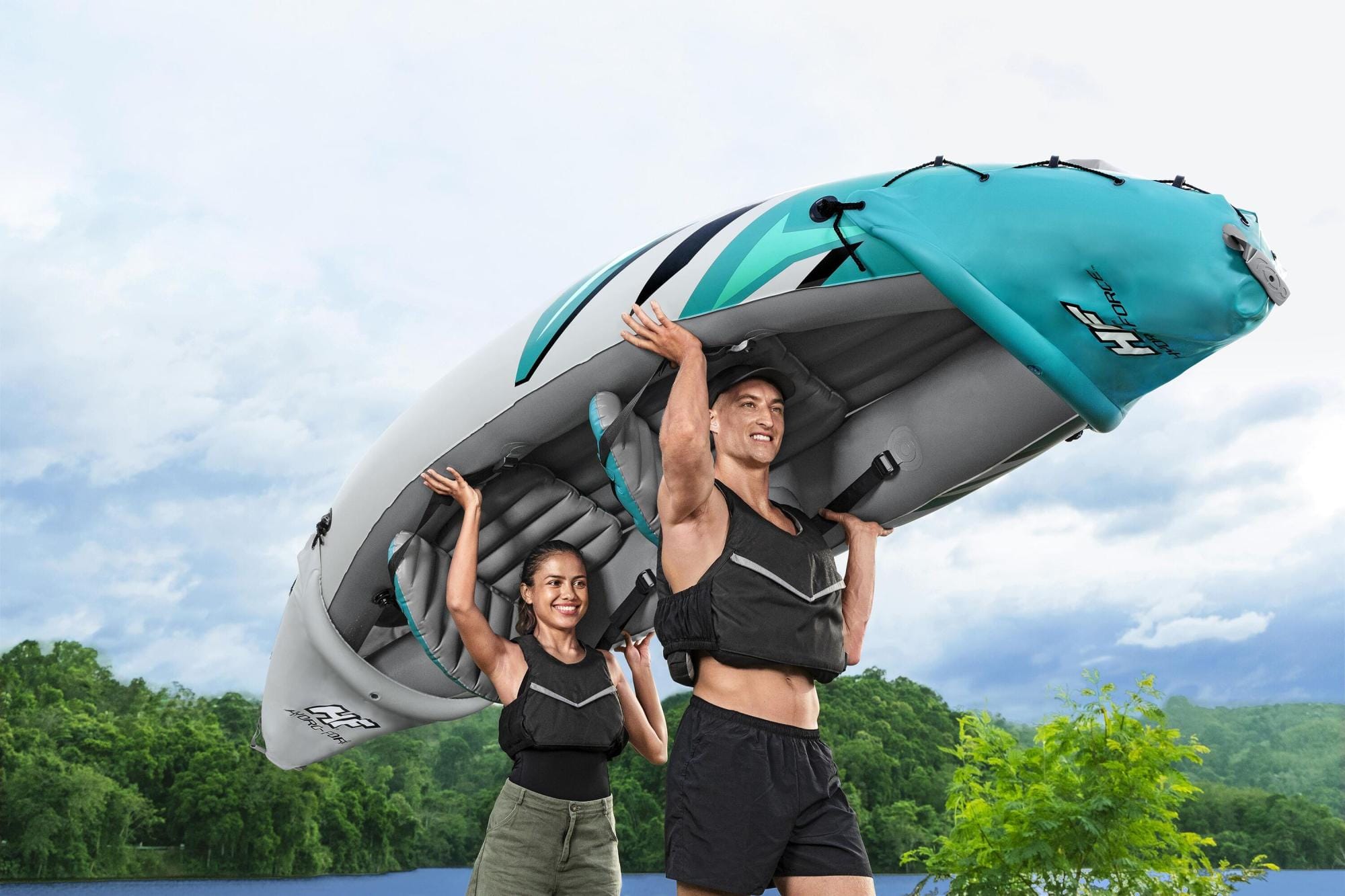 Sport Acquatici Kayak gonfiabile Rapid Elite, 2 posti da 312x98 cm Bestway 3
