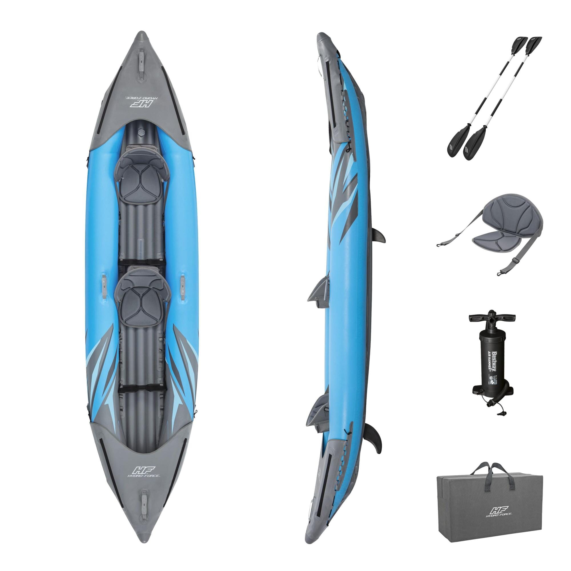 Sport Acquatici Kayak gonfiabile Surge Elite, 2 posti da 386x96x40 cm Bestway 1