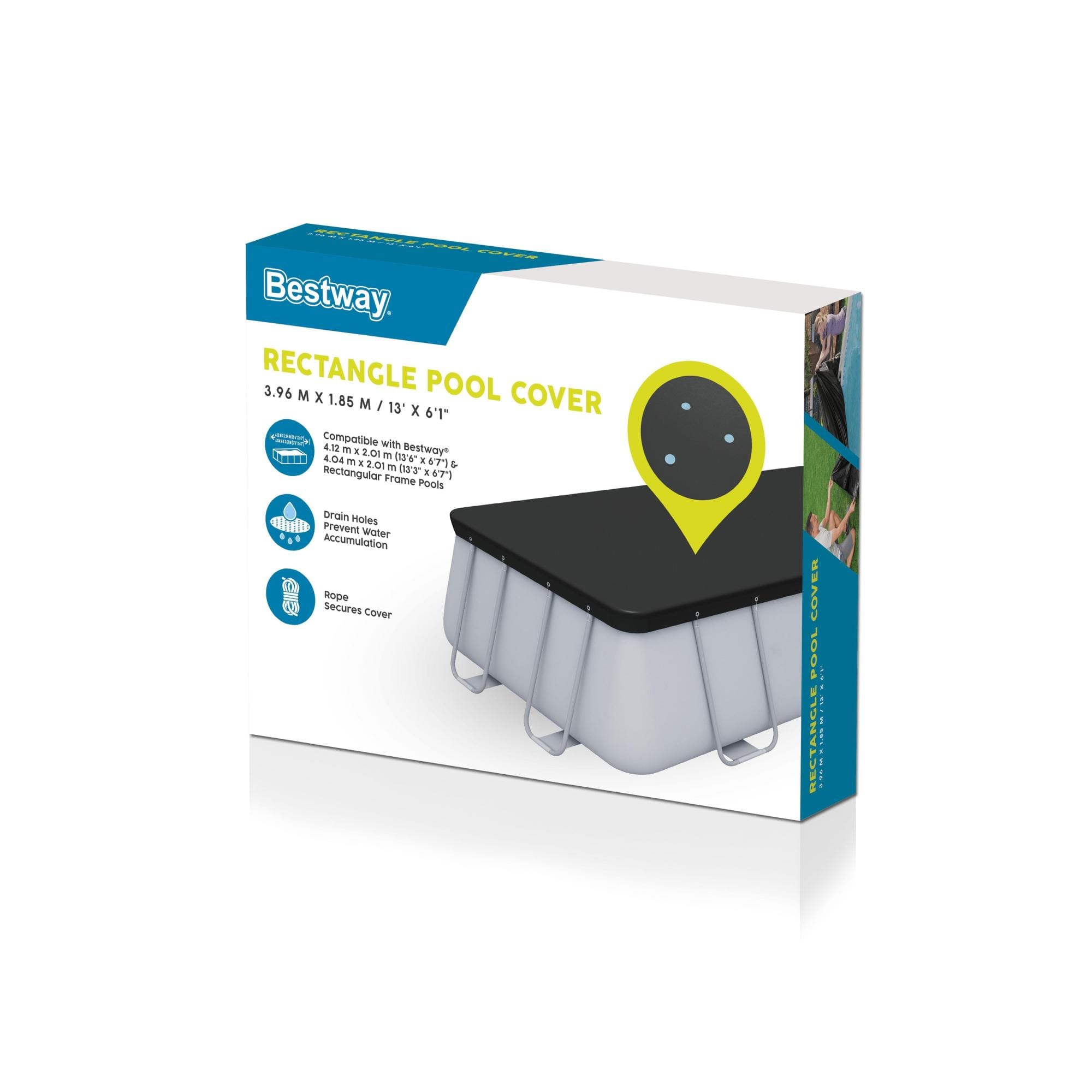 Coperture e Tappetini Copertura per piscina rettangolare da 412x201 e da 404x201 cm Bestway 6
