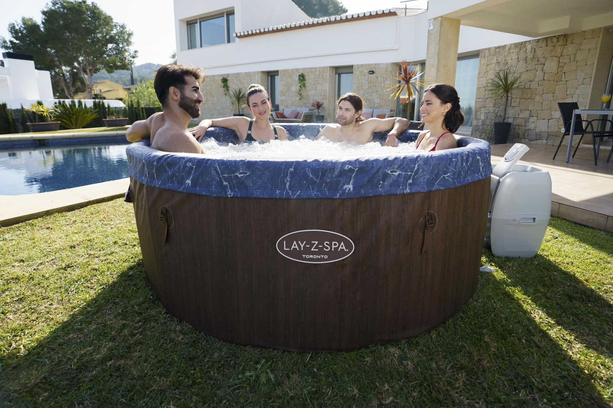 Idromassaggi gonfiabili Lay-Z-Spa Idromassaggio semirigido Toronto AirJet Plus 5-7 persone Bestway 1