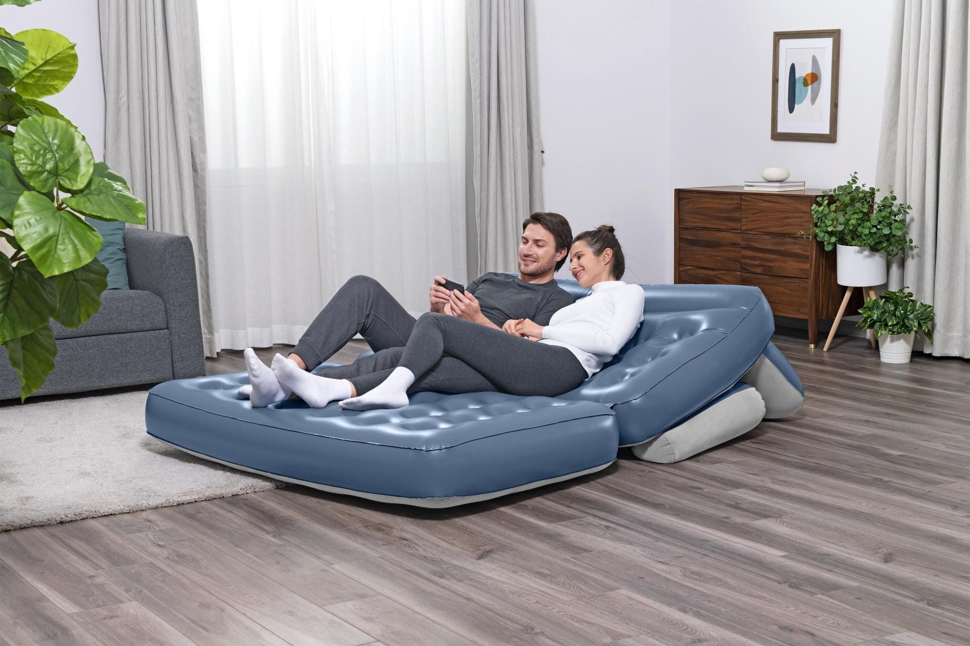 Arredo gonfiabile casa e giardino Divano gonfiabile multifunzione 3-in-1 Bestway 3
