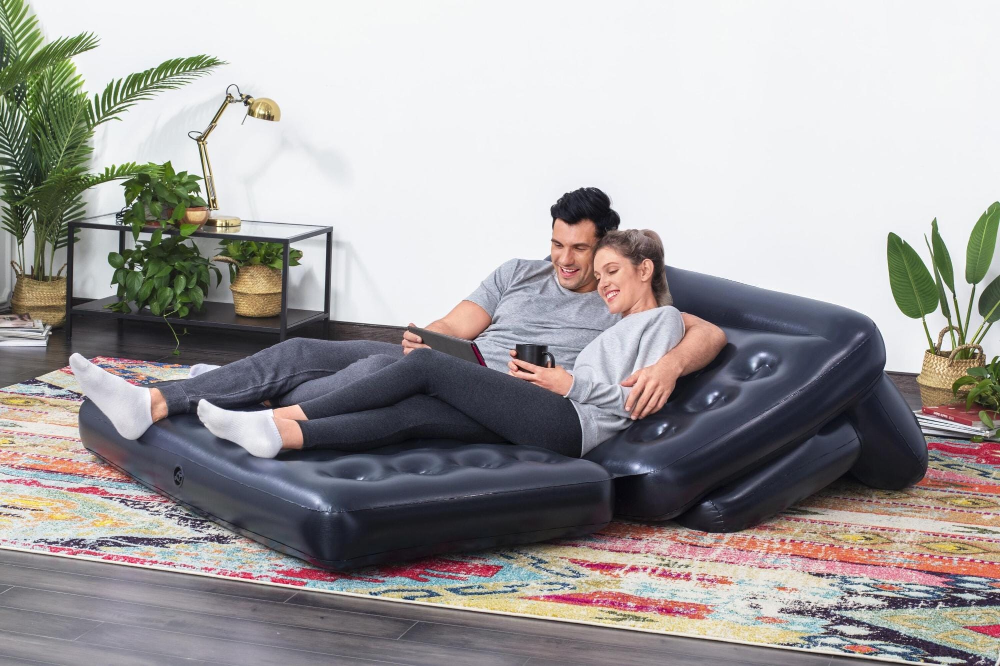 Arredo gonfiabile casa e giardino Divano gonfiabile multifunzione 5 in 1 Bestway 4