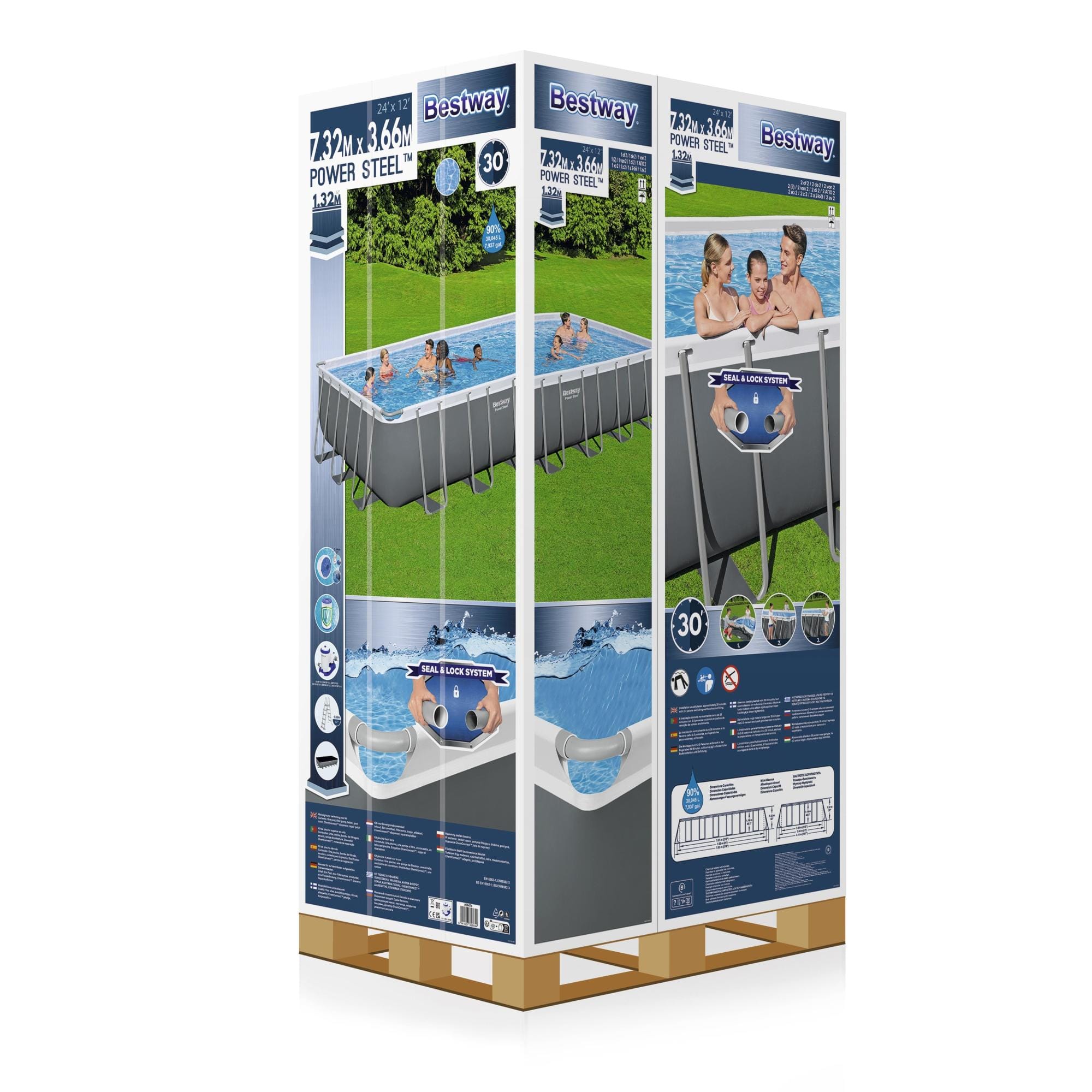 Piscine fuori terra Set piscina fuori terra Power Steel - 732x366x132 cm Bestway 7