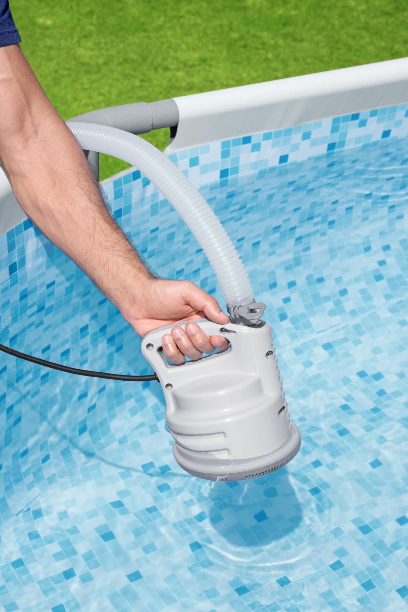 Pompe di filtraggio e Cartucce Pompa di drenaggio per piscina fuori terra Bestway 3
